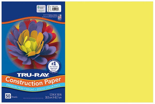 TRU-RAY Premium Sulphite Construction Paper (50 Sheets)