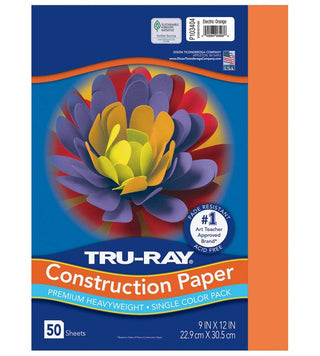 TRU-RAY Premium Sulphite Construction Paper (50 Sheets)