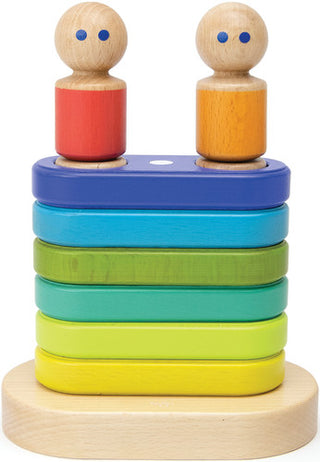 Magnetic Floating Stacker, Rainbow