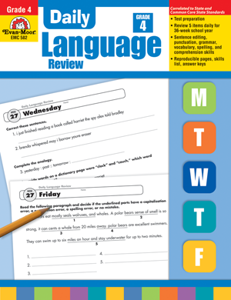 Daily Language Review (Grades 1-8)