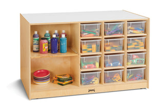 Jonti-Craft¨ Mobile Storage Island - with Clear Trays