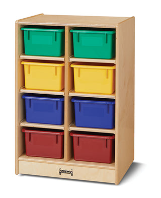 Jonti-Craft¨ 8 Cubbie-Tray Mobile Unit - with Colored Trays