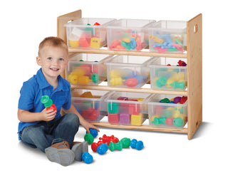 Jonti-Craft¨ Cubbie-Tray Storage Rack - with Clear Cubbie-Trays