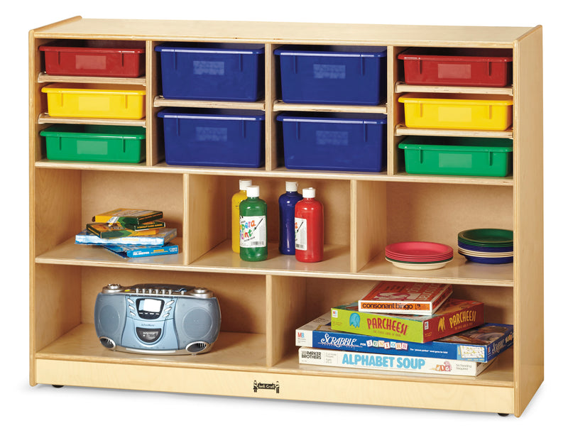 Jonti-CraftÂ Super-Sized Combo Mobile Storage Unit - with Colored Bins