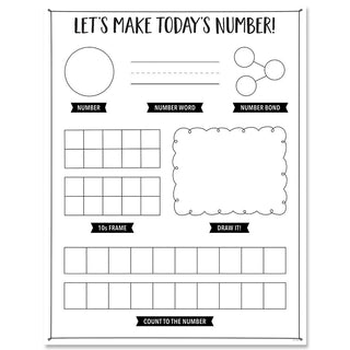 Make Today's Number Charts with a Purpose