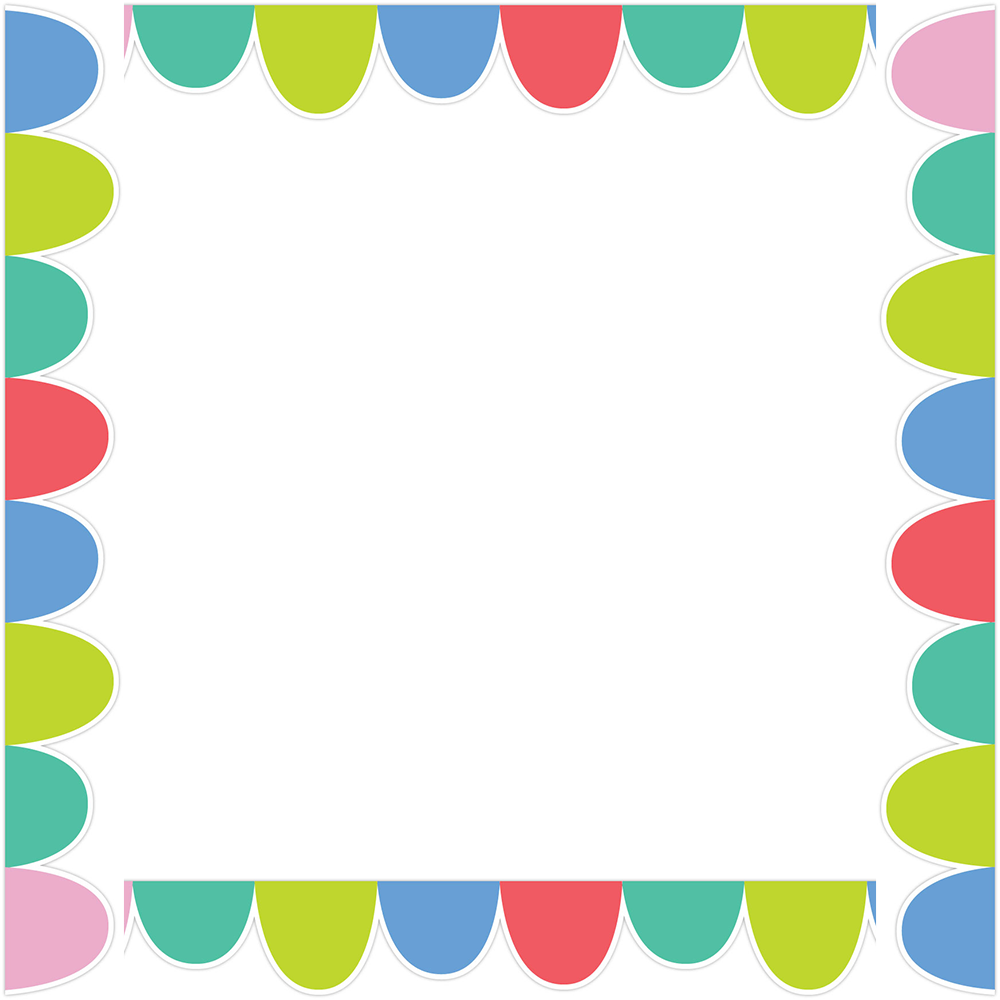 Rainbow Drops (Rainbow Doodles) Border – CM School Supply