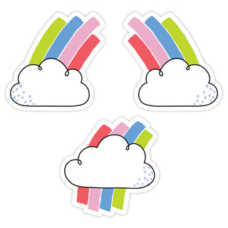 Rainbow Skies (Rainbow Doodles) Designer 3" Cut-Outs