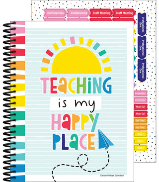Happy Place Teacher Planner Paperback