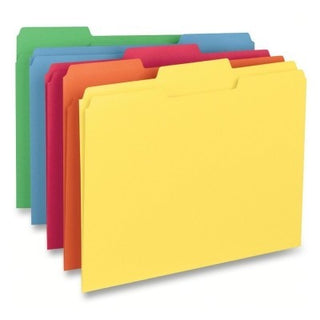 Colored Top Tab File Folders