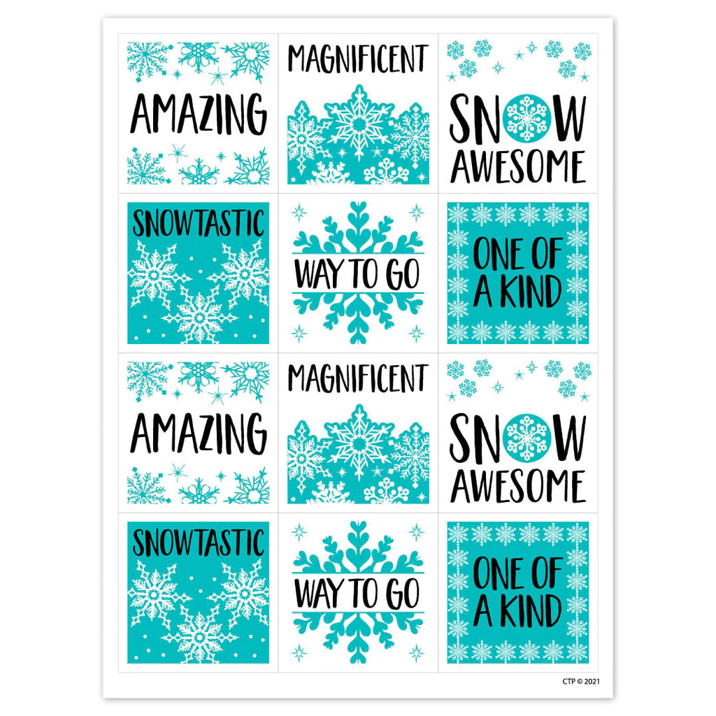Snowflakes Stickers – CM School Supply