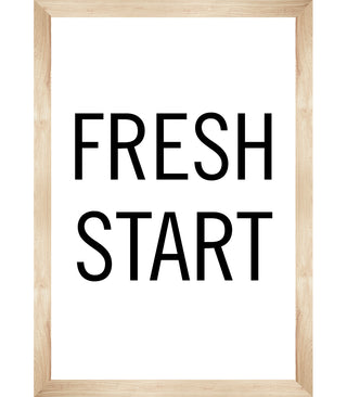 Simply Boho Fresh Start Poster