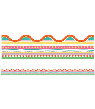 Star Fair Scalloped Bulletin Board Borders(DISC)