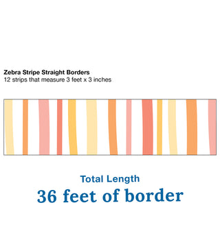 Zebra Stripe Straight Borders(DISC)