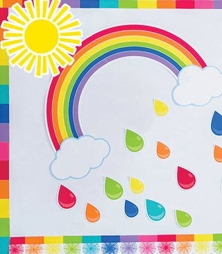 Giant Rainbow Bulletin Board Set