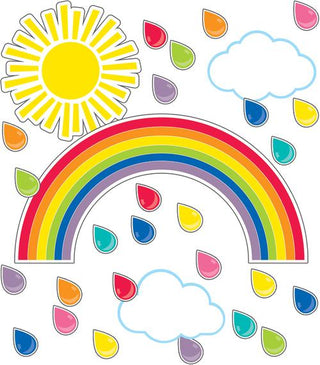 Giant Rainbow Bulletin Board Set(C)