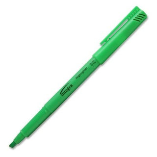 Single Color Pen Style Fluorescent Highlighters (Dozen)