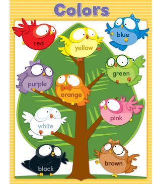 Owl Pals Colors Chart Grade PK-1