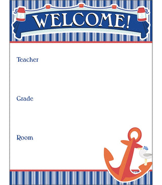 S.S. Discover Welcome Chart