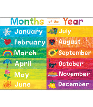 Eric Carle™ Months of the Year Chart Grade PK-2