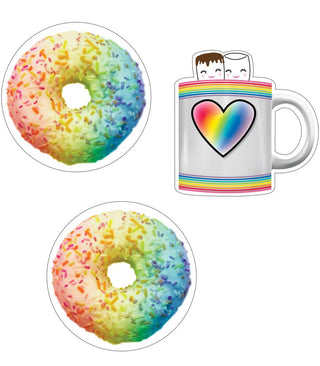 Donuts and Cocoa Mugs Cut Outs(DISC)
