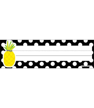 Pineapple Polka Dot Nameplates(C)