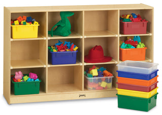 Jonti-Craft® 12 Tub Large Mobile Unit - with Colored Tubs
