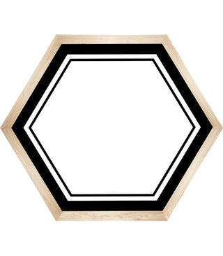 Simply Boho Hexagons Name Tags(C)