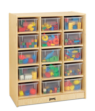 Jonti-Craft® 15 Cubbie-Tray Mobile Unit – without Trays
