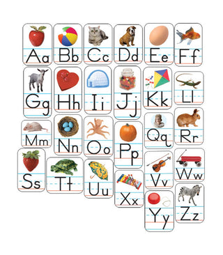 Alphabet: Photographic Shape Stickers Grade PK-2