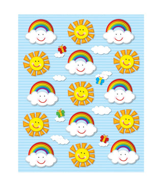 Suns & Rainbows Shape Stickers