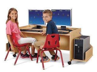 MapleWave® Enterprise Double Computer Desk