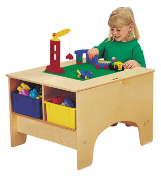 Jonti-Craft® KYDZ Building Table - Duplo® Compatible - without Tubs