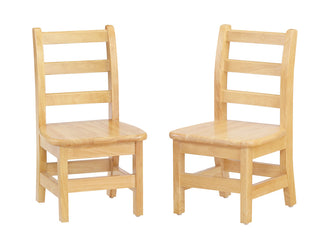 Jonti-Craft® KYDZ Ladderback Chair Pair - 14" Height