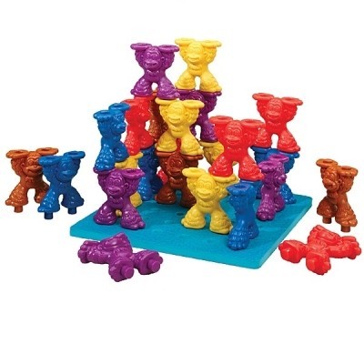 Tall Stackers Mighty Monkey Pegs & Pegboard Set