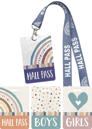 Everyone is Welcome Hall Pass Lanyards