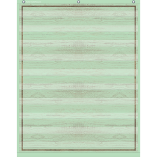 Mint Green Painted Wood 10 Pocket Chart (34" x 44")