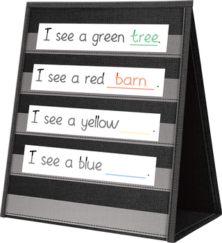 Black Desktop Pocket Chart