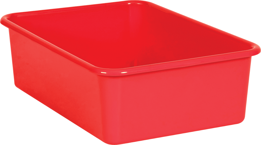 Red Large Plastic Storage Bin, 1 - City Market