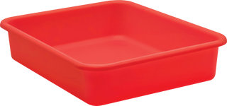 Red Large Plastic Letter Tray (14.0 x 11.5 x 3.0)