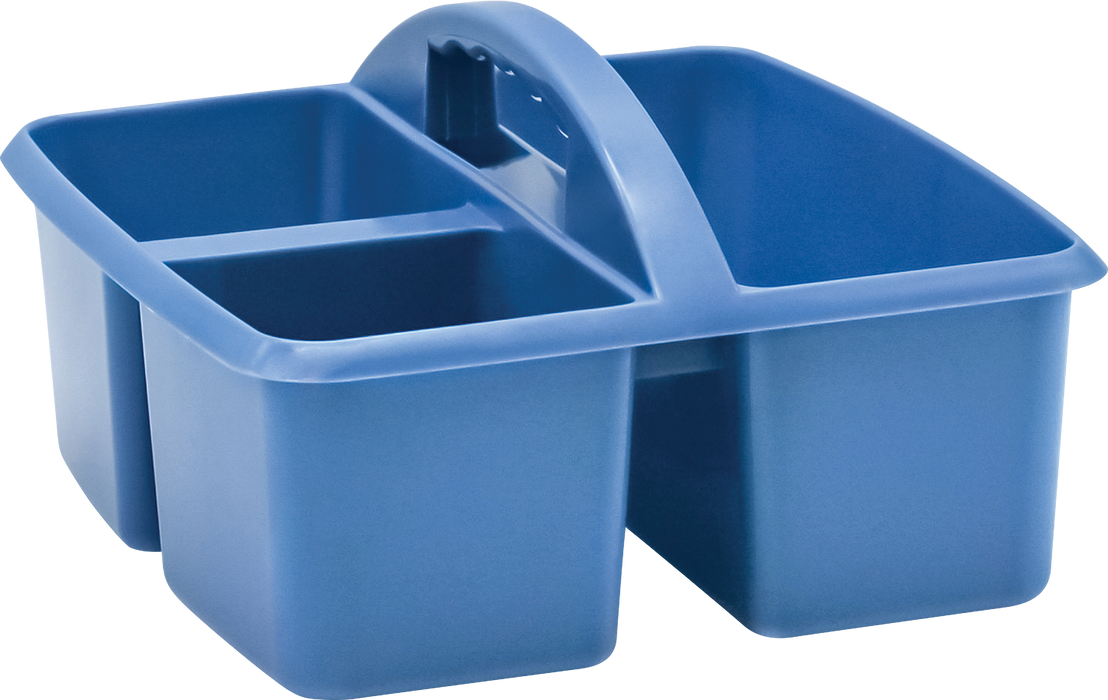 Light Blue Plastic Storage Caddy –