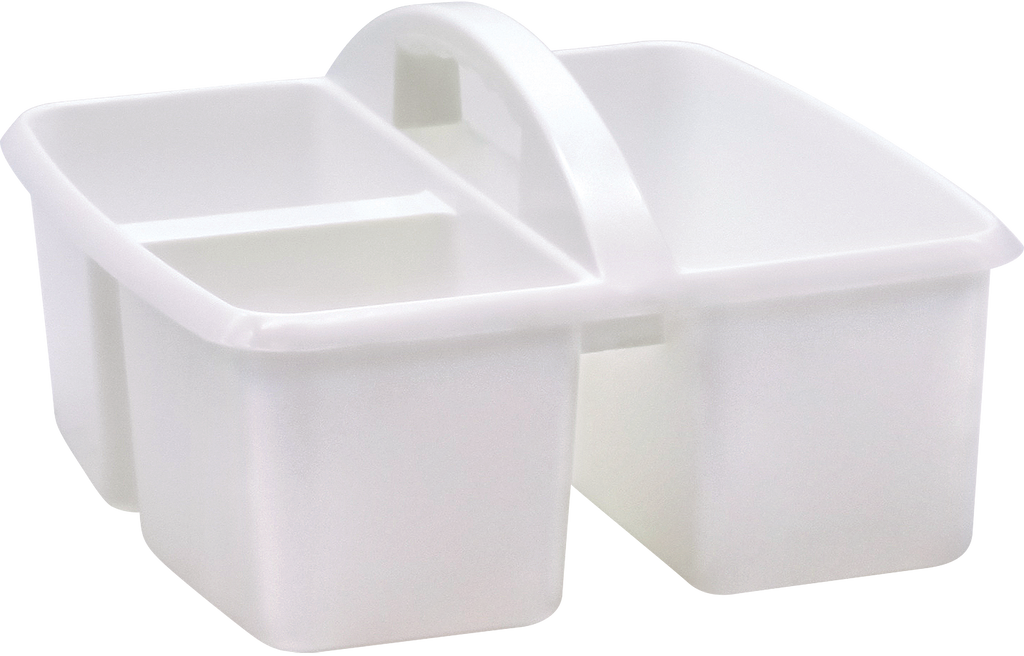 White Plastic Storage Caddy