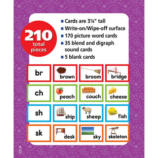 Consonant Blends & Digraphs Pocket Chart Cards