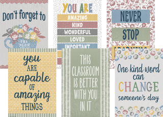 Classroom Cottage Positive Poster Set (6)