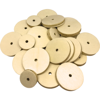 STEM Basics: Wooden Wheels - 60 Count