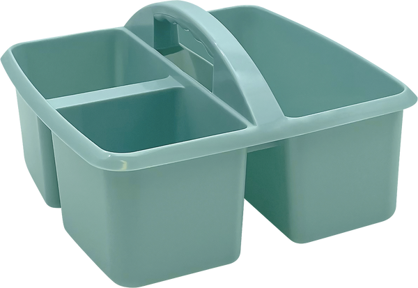 Calming Blue Plastic Storage Caddy