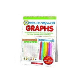 10 Write-On/Wipe-Off Graphs Flip Chart (DISC)