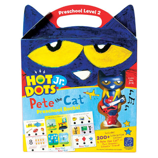 Hot DotsJr. Pete the Cat® Preschool Rocks! Set with Pete the Cat(DISC)