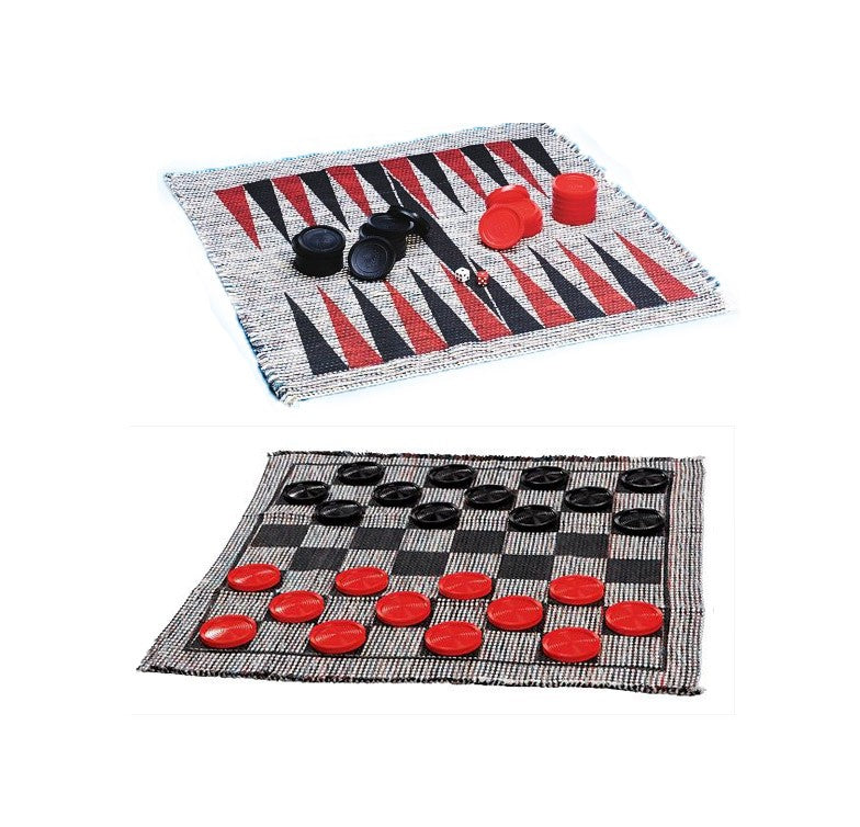 Checkerboard Rug Game Jumbo Checker/Game Rug - 266-001 – CM School Supply