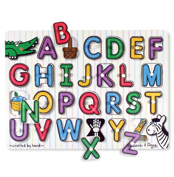 See-Inside Alphabet Peg Puzzle