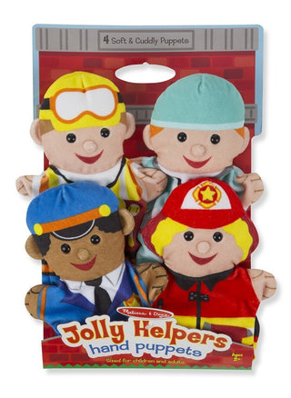 Jolly Jobs Hand Puppets - Set of 4